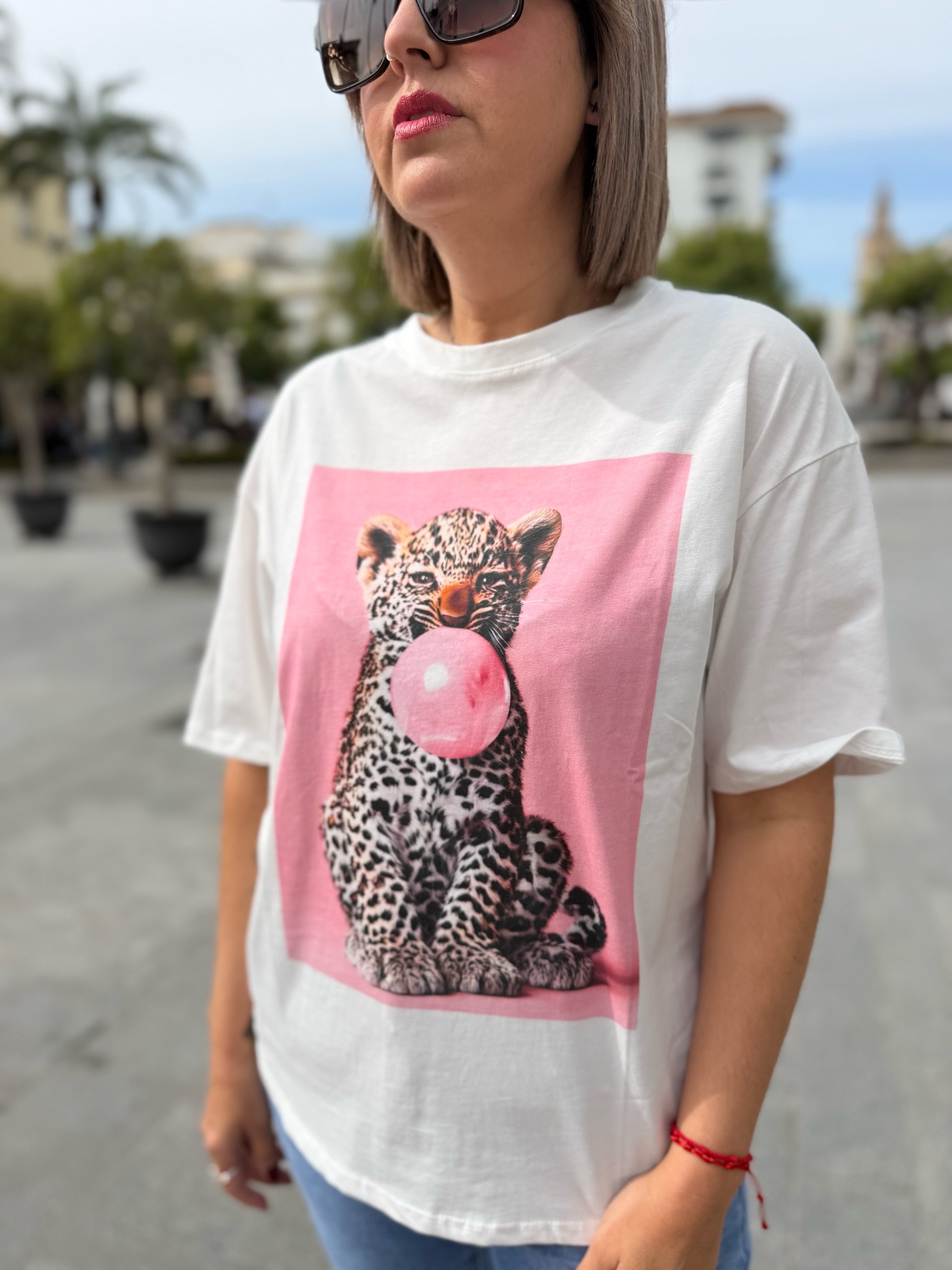 Camiseta leopardo pompa. - Imagen 2