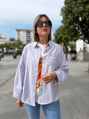 Sobre camisa verano Malva.