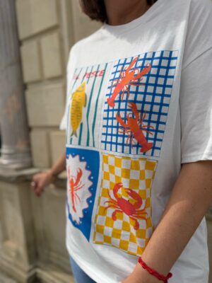 Camiseta marisquería.