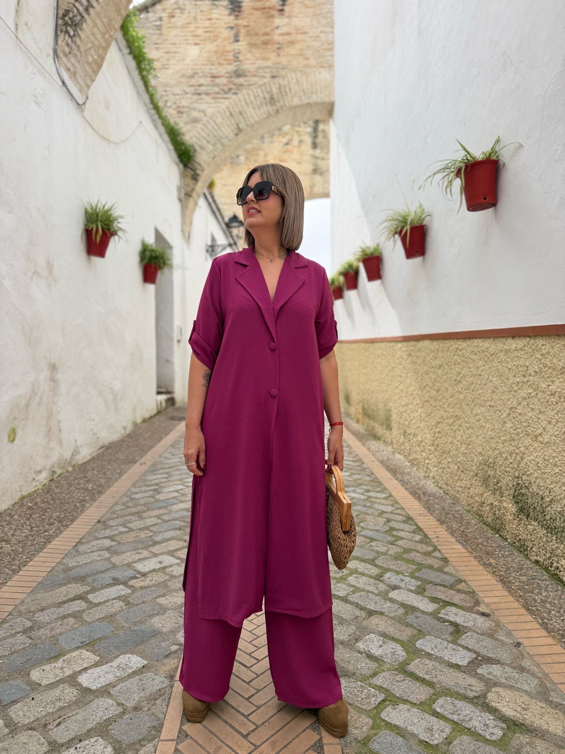 Conjunto Aisha buganvilla.