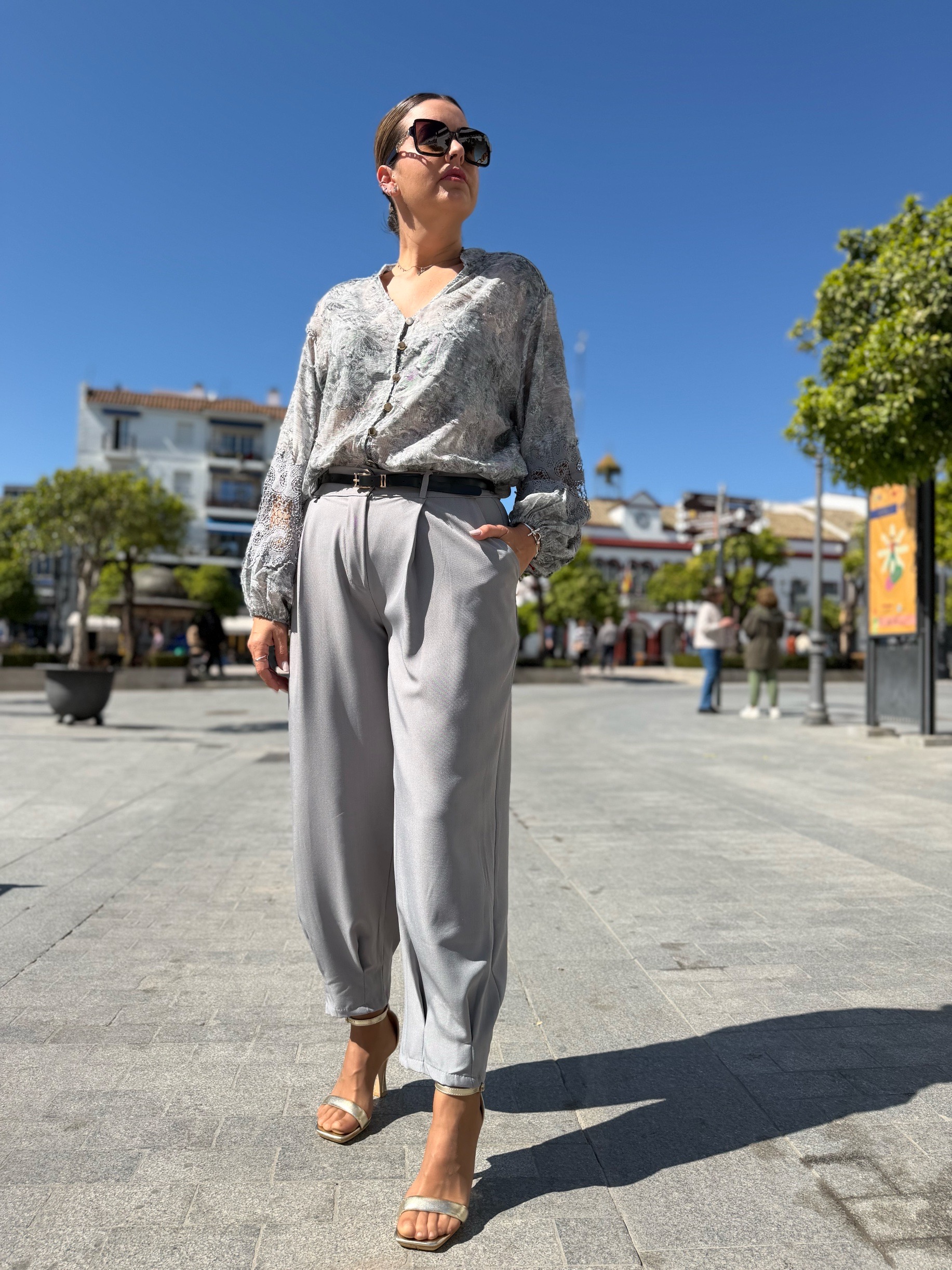 Pantalón Milano gris. - Imagen 4