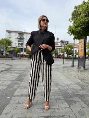 Pantalón raya zic-Zac.