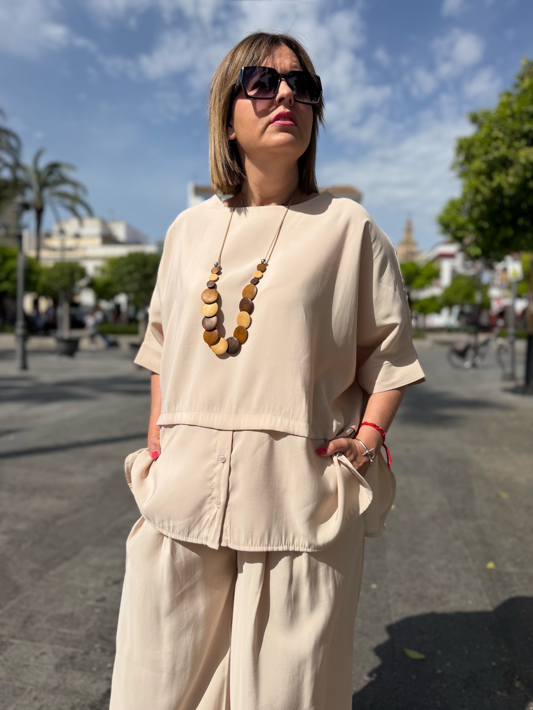 Conjunto Esencia beige. - Imagen 2