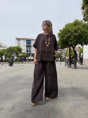 Conjunto Esencia chocolate.