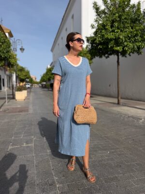 Vestido Venecia azul.