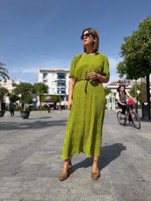 Estilo Aura verde lima.