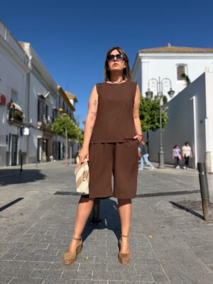 Conjunto Carvoeiro beige.
