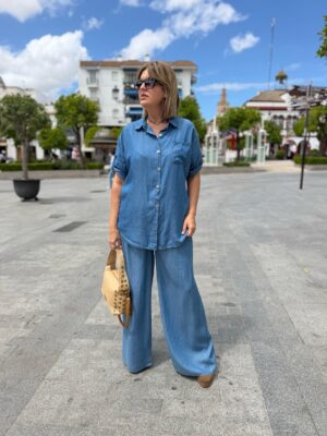Conjunto denim Style océan.