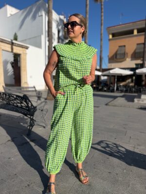 Conjunto bambula Fresh balón lima.