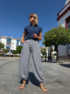 Pantalón balón vivhy azul marino.
