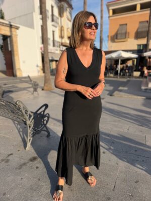 Vestido Aura negro.