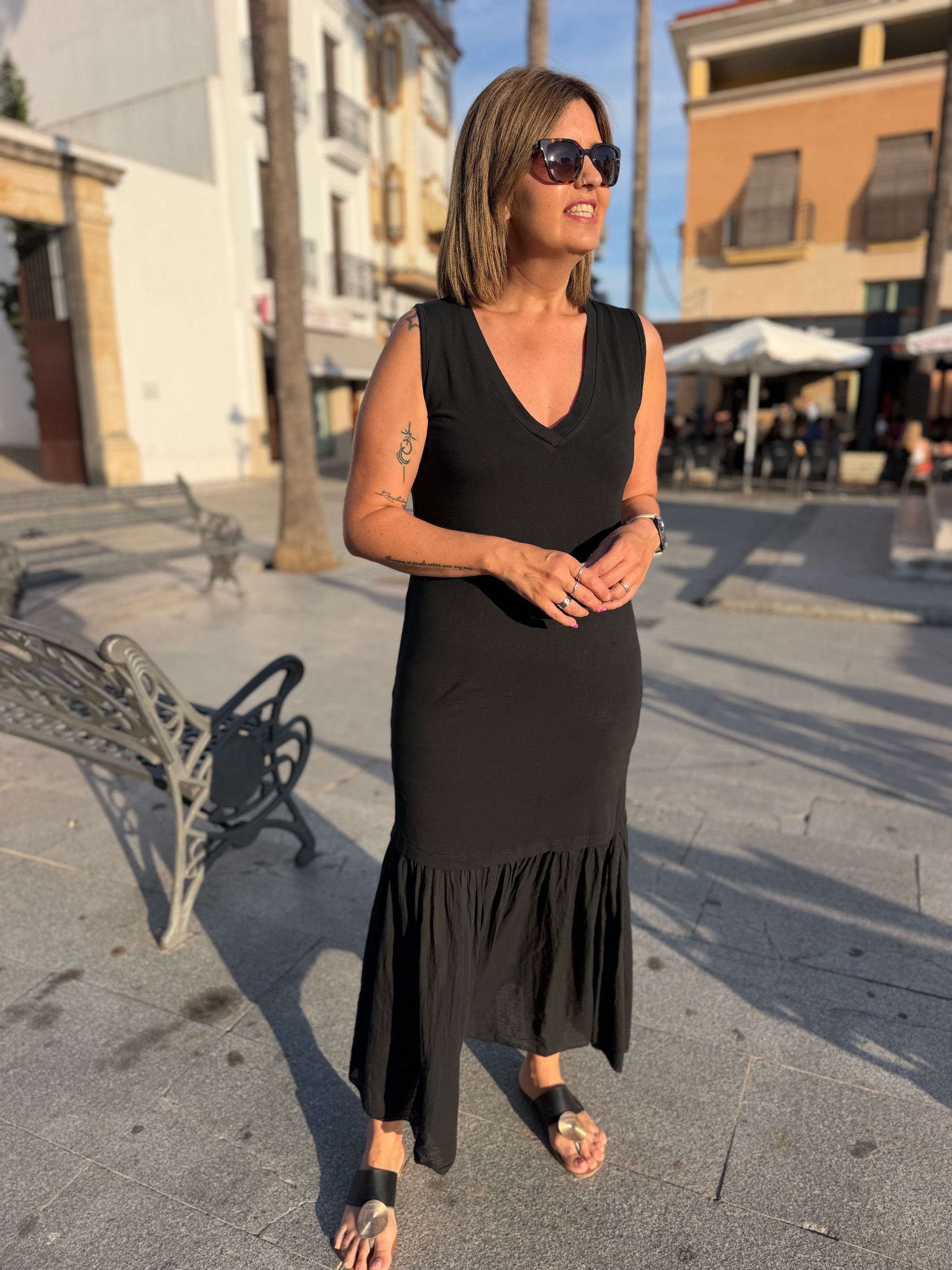 Vestido Aura negro.