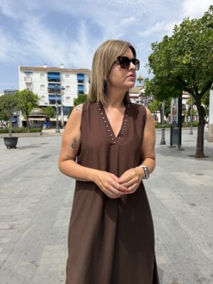 Vestido Riviera chocolate.