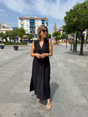 Vestido Riviera negro.
