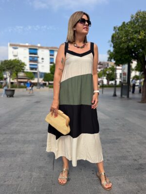 Vestido Zahara verde.