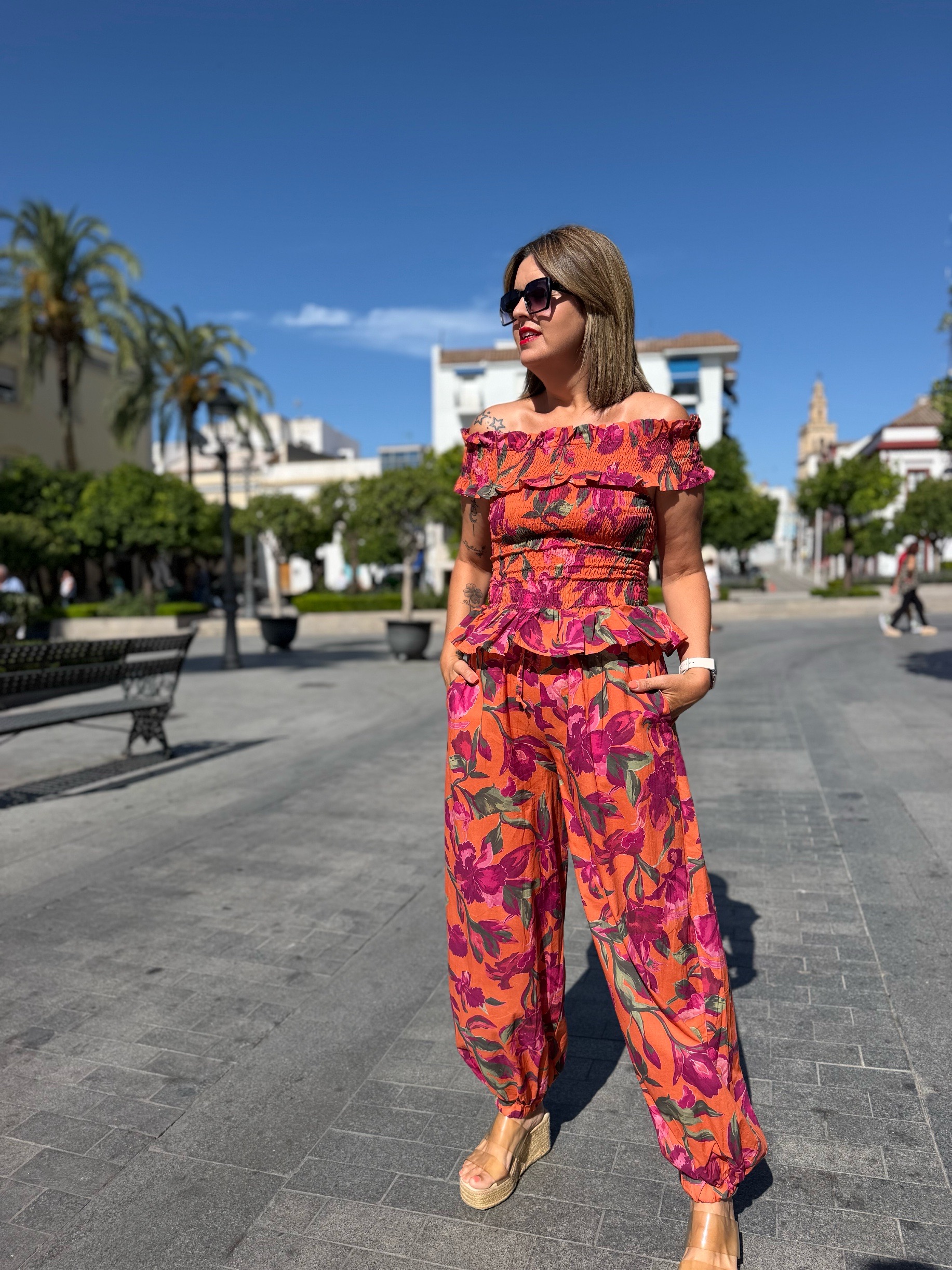 Conjunto Laia teja.
