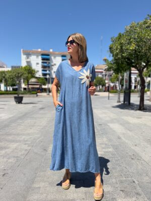 Vestido Florencia Celeste.