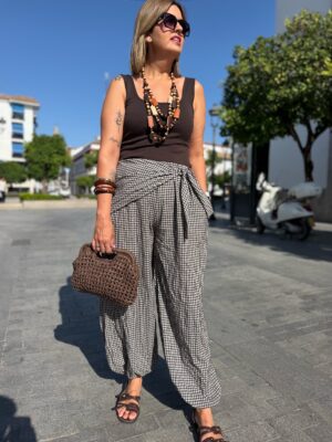 Pantalón balón vivhy trend chocolate.