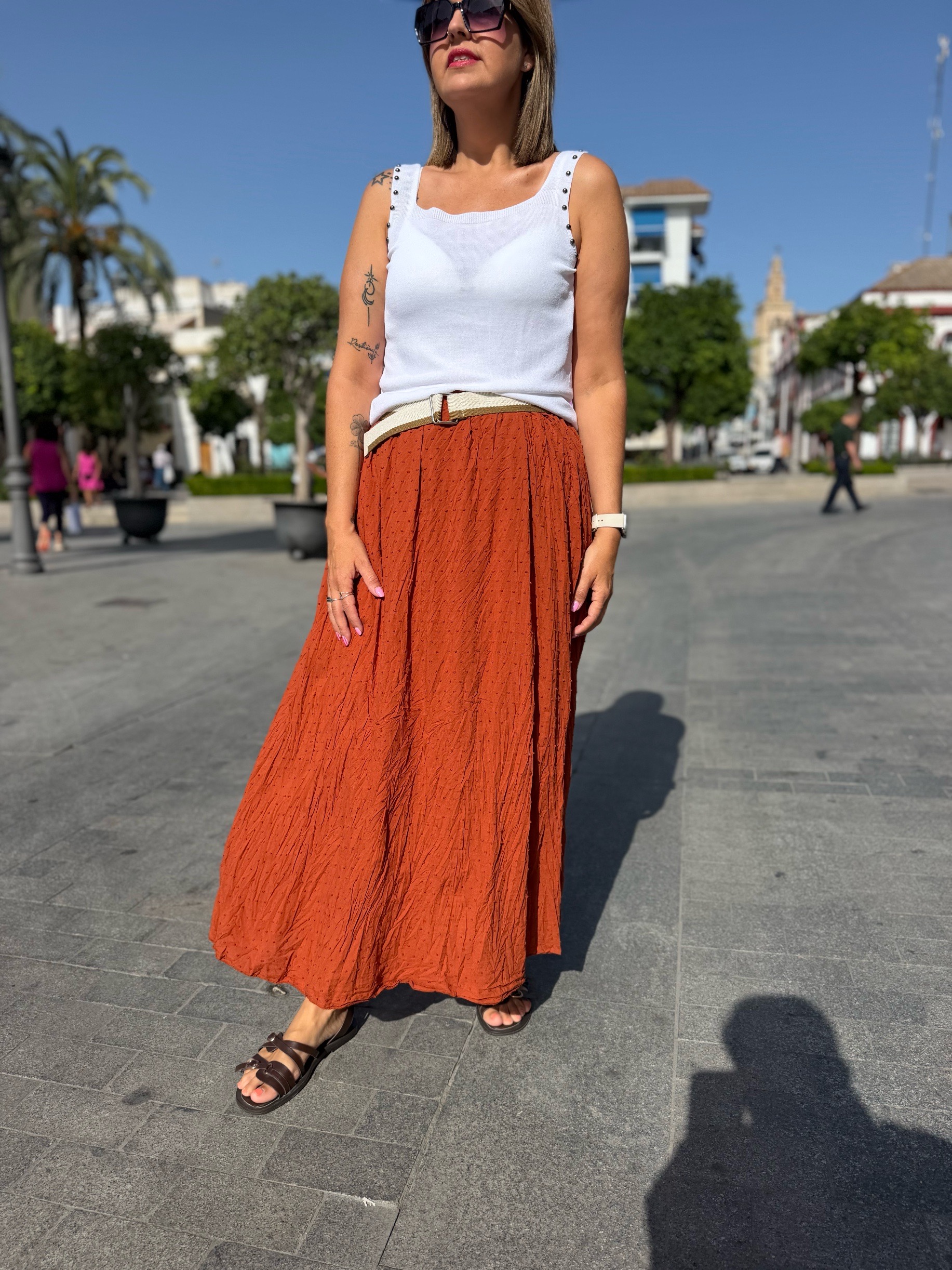 Falda plumeti teja. - Imagen 4