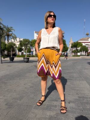 Conjunto Ipanema mostaza.