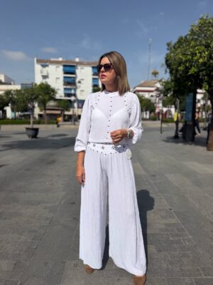 Conjunto Zahara blanco.