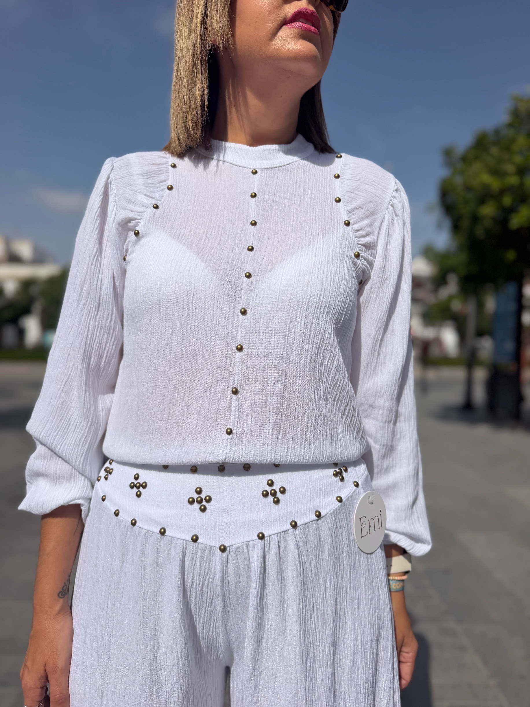 Conjunto Zahara blanco. - Imagen 3