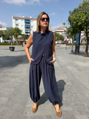 Conjunto Formentera azul.