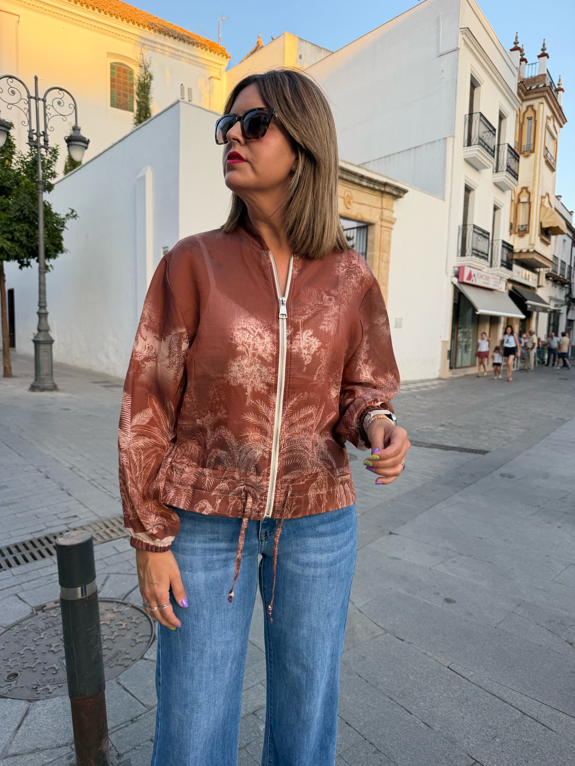Bomber Palmeira teja. - Imagen 2