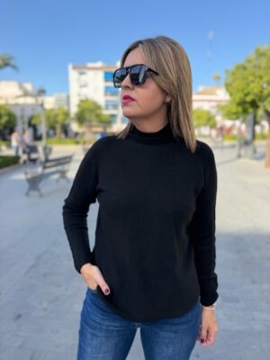 Jersey Spring licra negro.